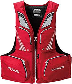 【シマノ】VF-142Q ネクサス・フローティングベスト レッド XL